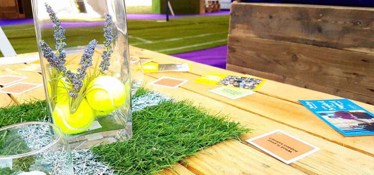 Tennis-Themed-Finishing-Touches-For-Pallet-Furniture-Hire