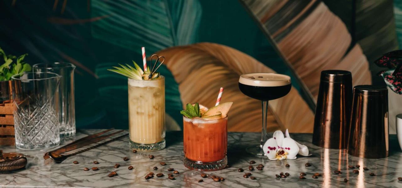 Cocktail-Mobile-Bar-Hire-Showcasing-Drinks