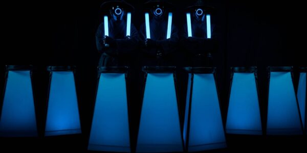 Futuristic drum show