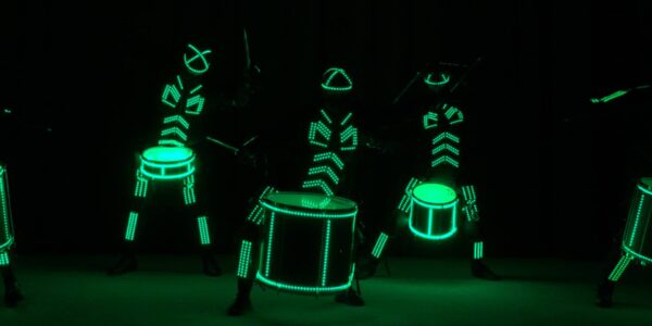 LED-Drummer-Show