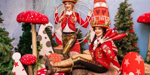 Hire traditional Christmas performers for your Christmas themed events.