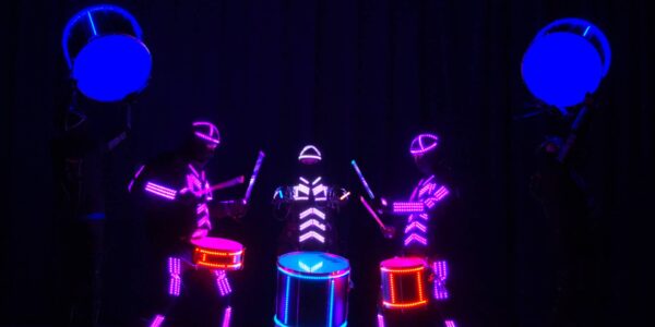 Three-LED-Drummers