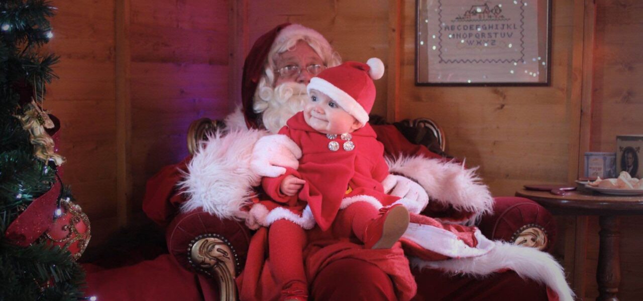 Baby-Sat-On-Santas-Knee-Grotto