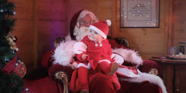 Baby-Sat-On-Santas-Knee-Grotto