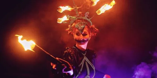 Halloween Fire Performer