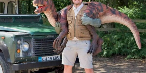Ranger Holding Dinosaur
