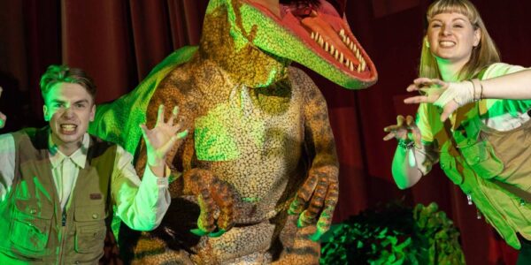 Raptor dinosaur walkabout show