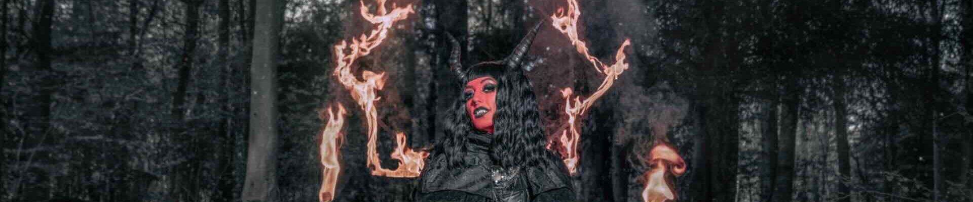 Devil-Fire-Performer-Creepy-Forest-Fire-Performance Devil-Fire-Performer-Creepy-Forest-Fire-Performance