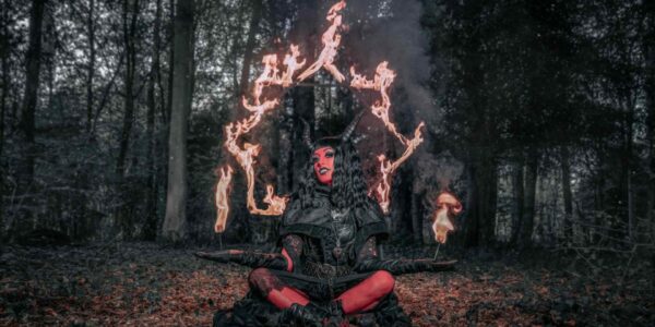 Devil-Fire-Performer-Creepy-Forest-Fire-Performance