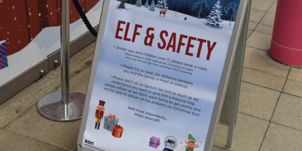 Elf and Safety is taken very serious at our interactive grotto events!