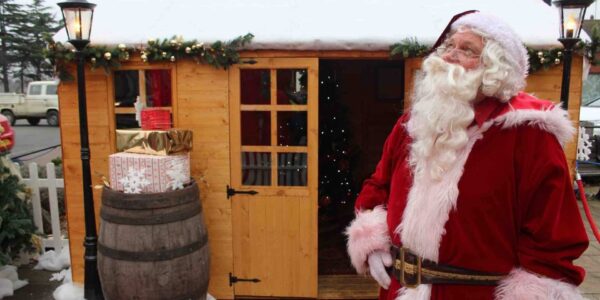 Hire Wooden Santas Grotto experience for your Christmas events.