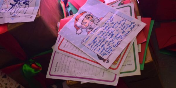 Create letters to Santa from excited Children before they meet the man himself