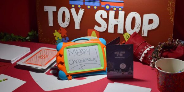 Book the toy shop bespoke theming for your grottos and christmas events.
