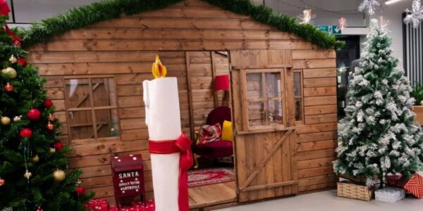 Hire Wooden Grottos for your indoor and outdoor public spaces to attract footfall this Christmas.