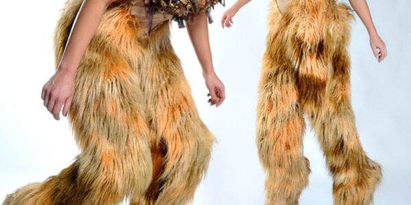 Faun-Themed-Stilt-Walkers