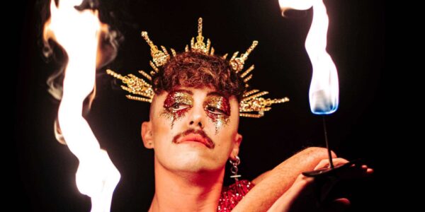 Burlesque Fire Entertainer