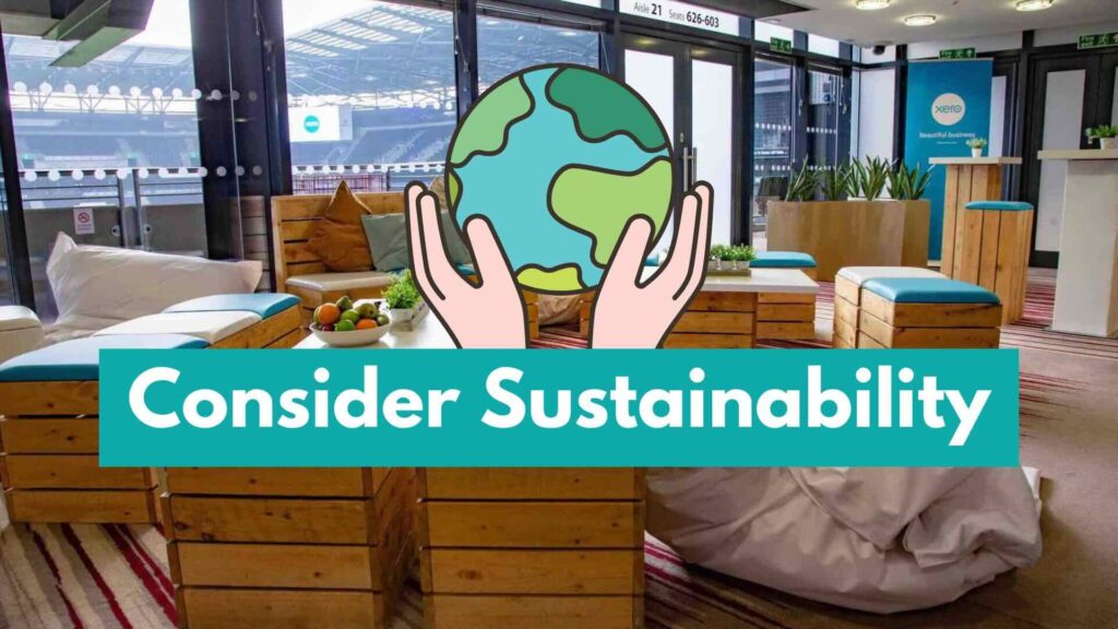 Sustainable venue for gala dinners.