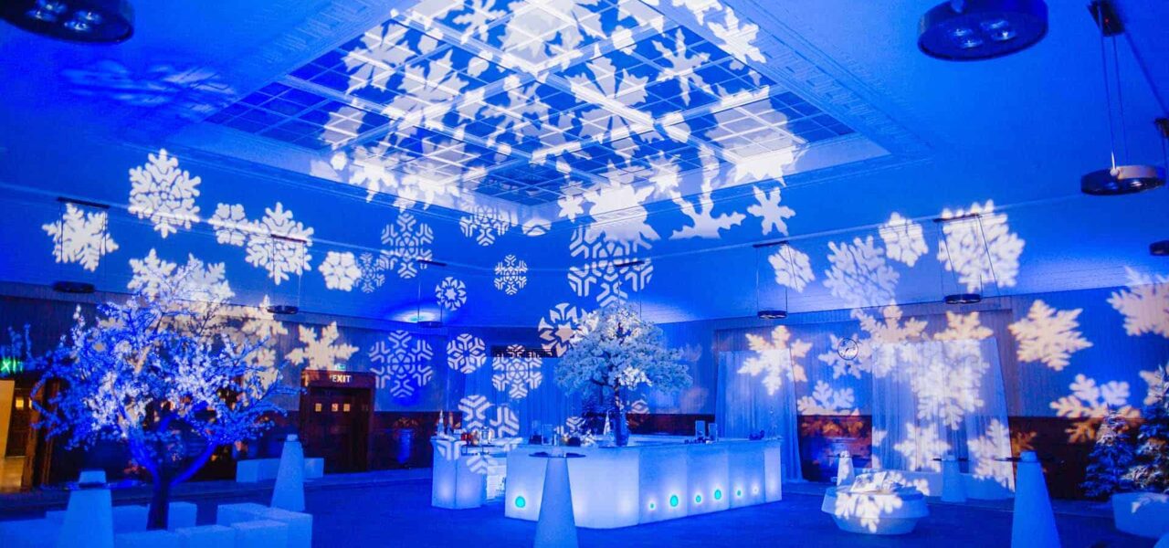 Winter-Wonderland-Themed-Event-Snowflake-Projections
