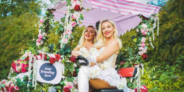 Floral Bicycle Photo Prop