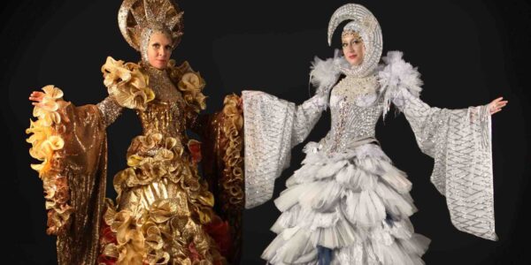 Celestial Themed Stilt Act