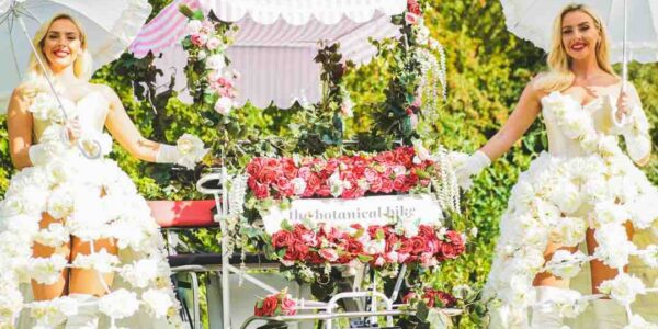 Floral Bicycle Photo Prop