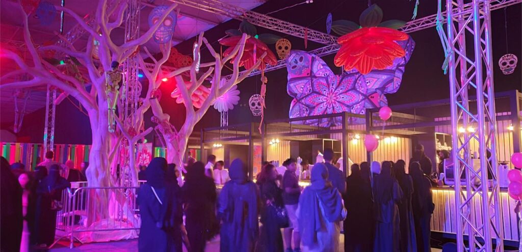 A bespoke Halloween scare attraction in Saudi Arabia