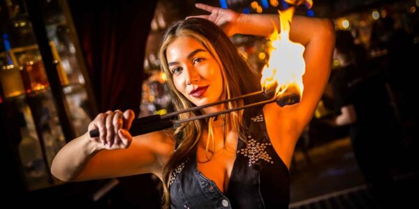 Cowboy-Party-Entertainment-fire