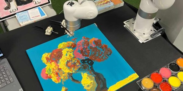 Robotic-Artist-Live-Painting-Festivals