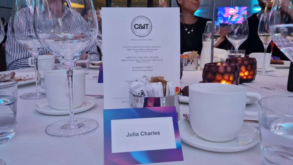 Julia Charles of Julia Charles Event Management at the C&IT Event Agency networking event.