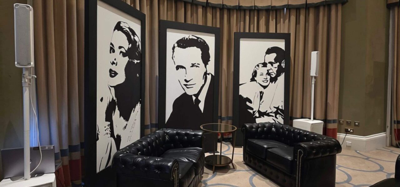 Hollywood Event Theming Lounge Area