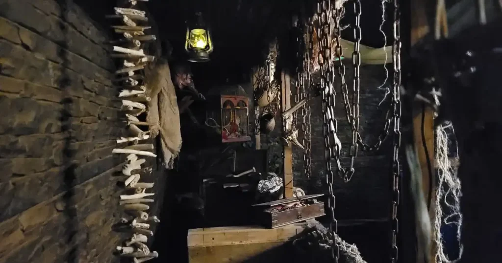 Custom Egyptian market inspired set design created for a Halloween event at REIGN nightclub London.
