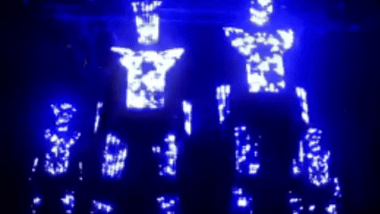 Incredible pixel poi LED dance show for Christmas events.