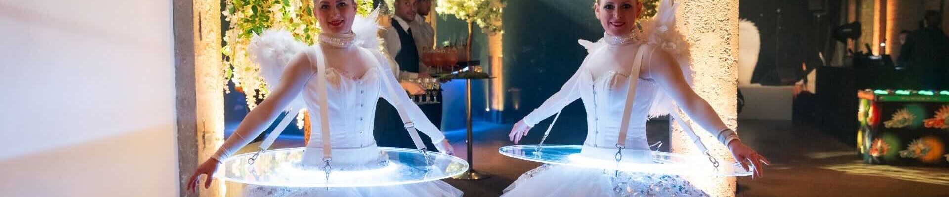 Christmas-Human-Tables-LED-Glow-Act