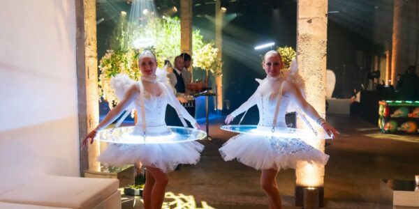 Christmas-Human-Tables-LED-Glow-Act