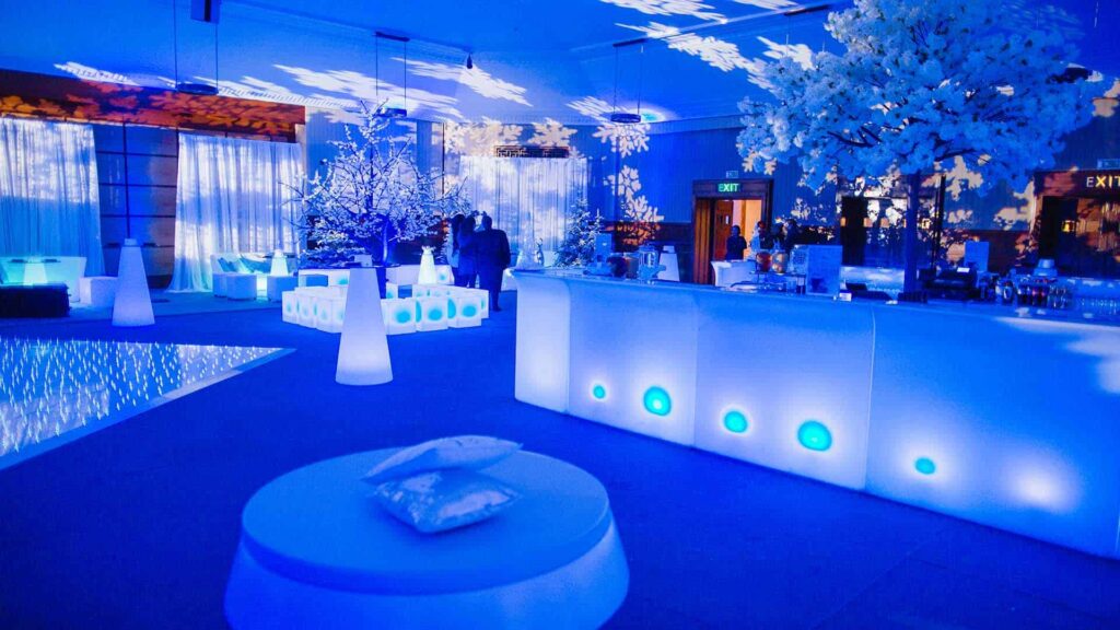 A Winter Wonderland Christmas party.