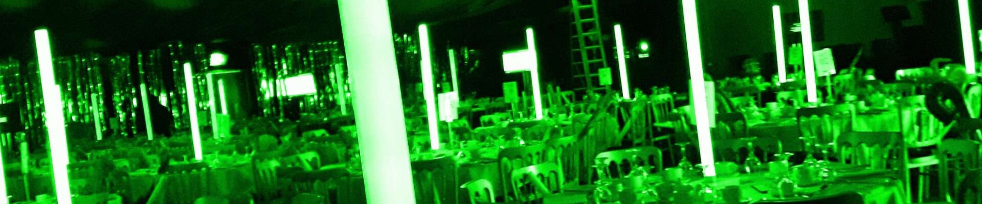 LED sabre centrepiece for corporate events. LED sabre centrepiece for corporate events.