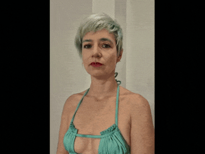 Ai booth animation gif showing a transformation into a mystical character.