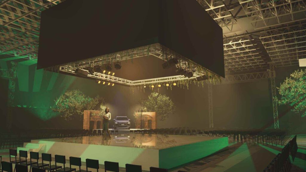 Eco cube render for event trends in 2026. 