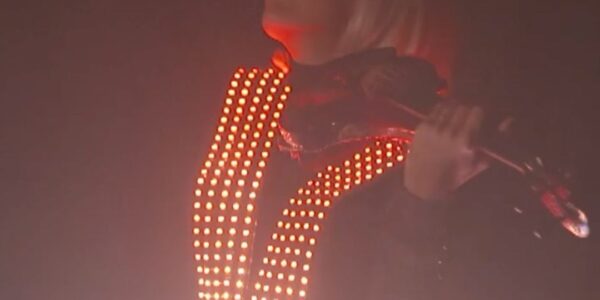 LED-Violinist-Performing