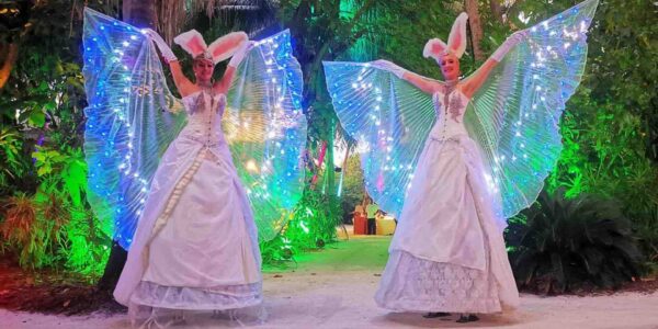 Candy-Themed-Stilt-Walker-Bunnies