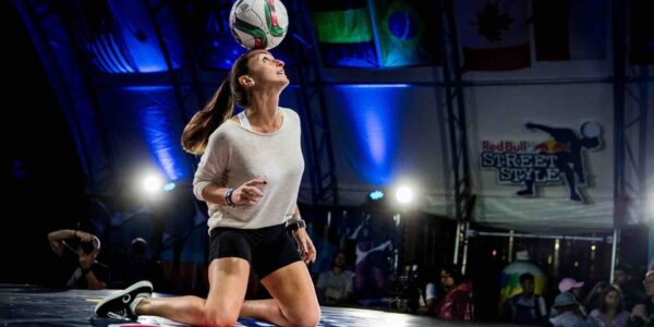 Female-Football-Freestyler-Company-Summer-Parties