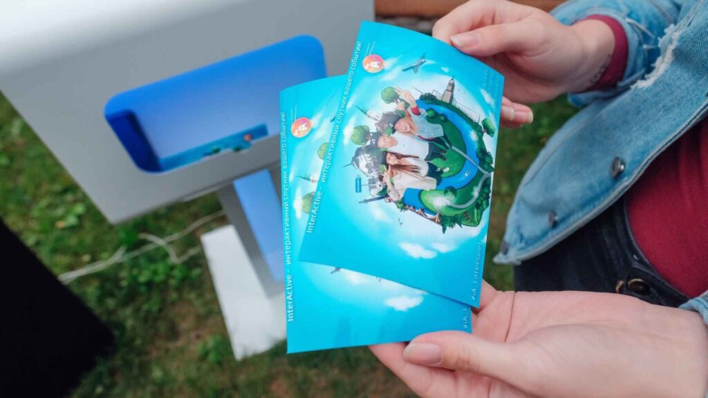 Prints from our tiny planet photo booth.