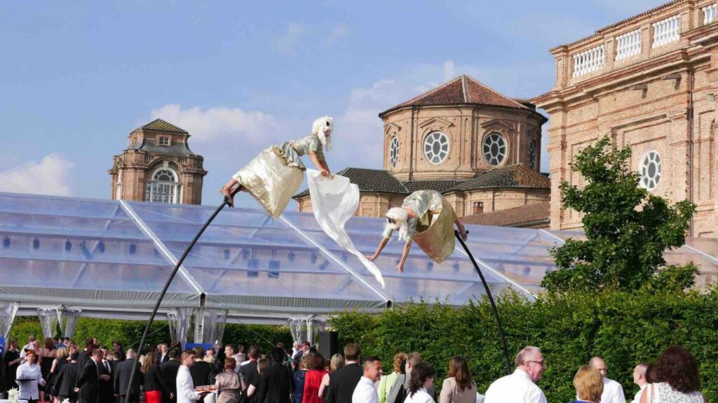 Sway pole performers for brand events.