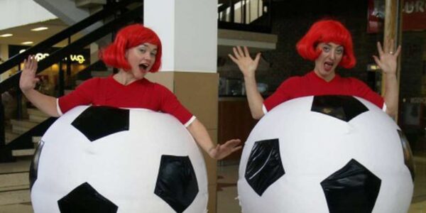Roller-Skating-Giant-Footballs