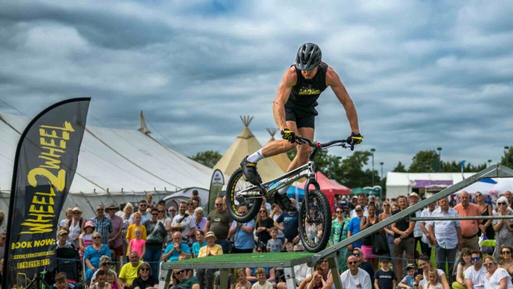 A BMX bike show perfect for multi-cultural events