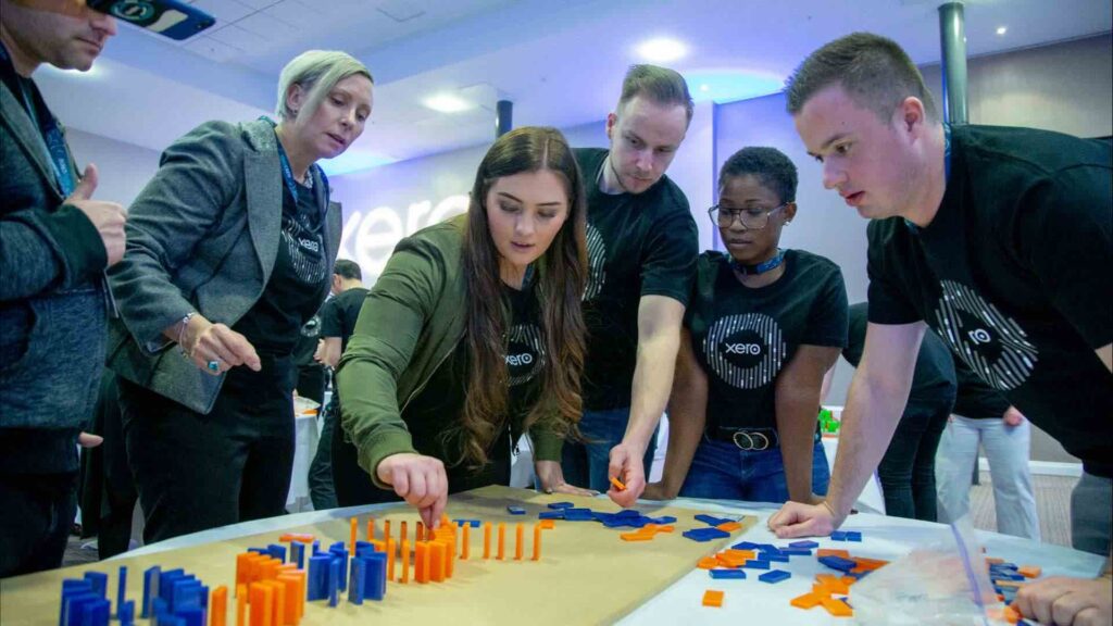 Team building event at Xero.