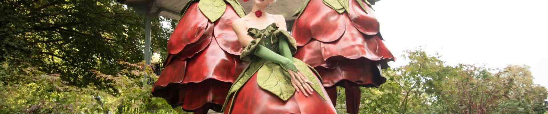 Stilt-Walking-Roses-Corporate-Events Stilt-Walking-Roses-Corporate-Events