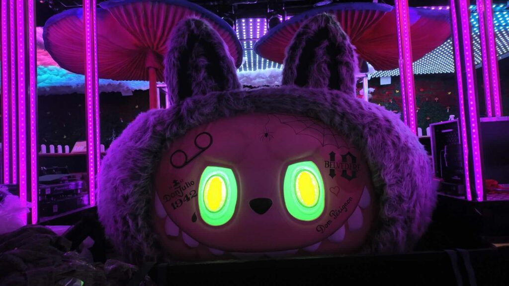 Large prop stage design completed for Fever Dream event.