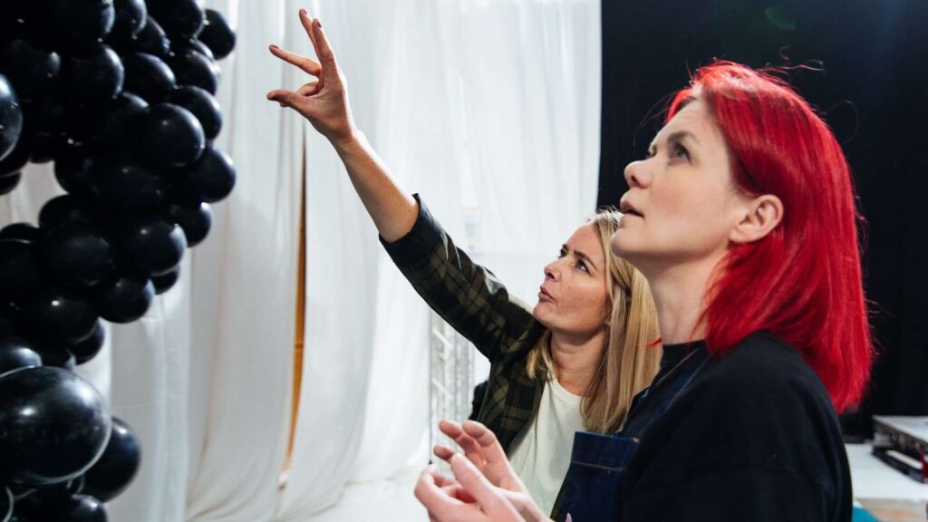 Event agency team planning a corporate event in London