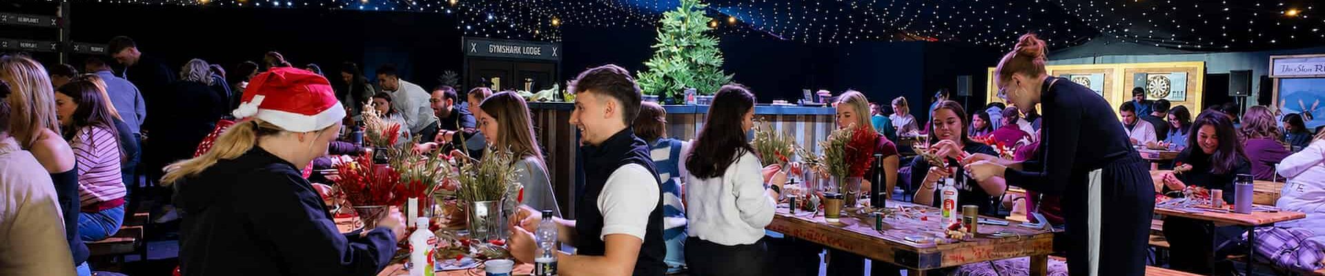 gymshark-lodge-christmas-event-wreath-making